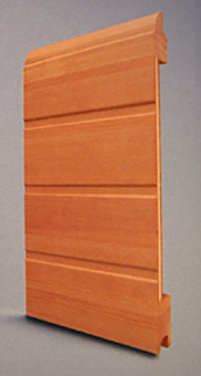 Hormann sectional timber wood design options